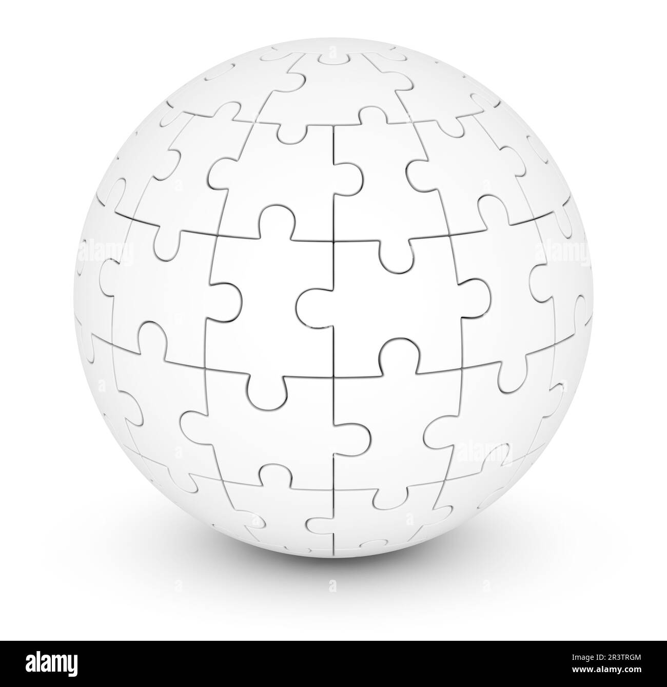 Puzzle di sfera Foto Stock