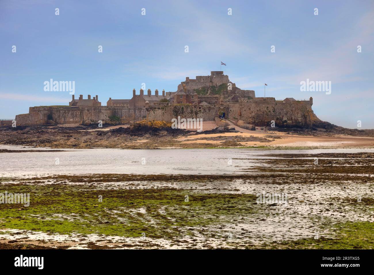 Elizabeth Castle, St Helier, Jersey, Channel Island, Regno Unito Foto Stock