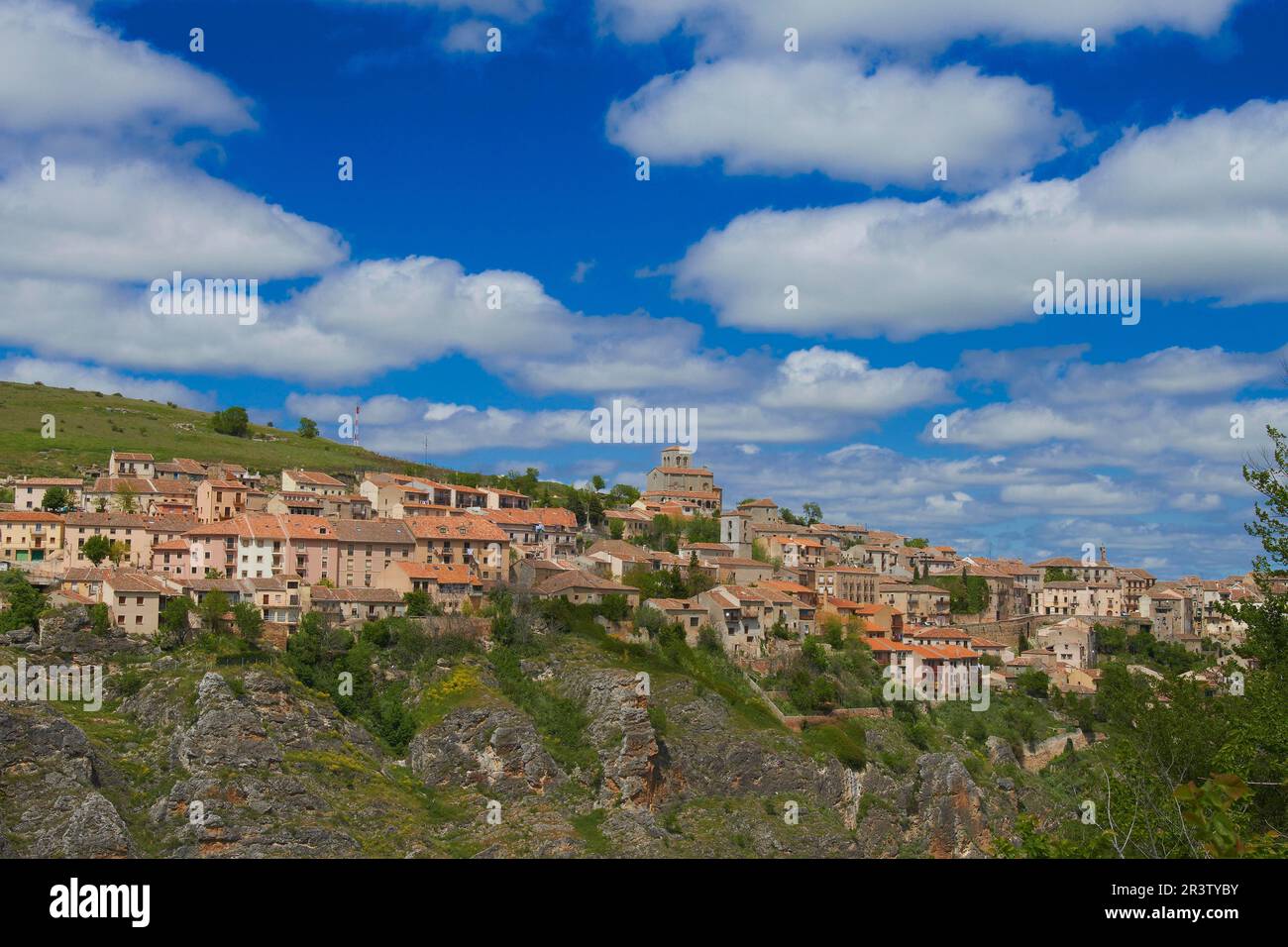 Sepulveda, provincia di Segovia, Castiglia-Leon, Spagna Foto Stock