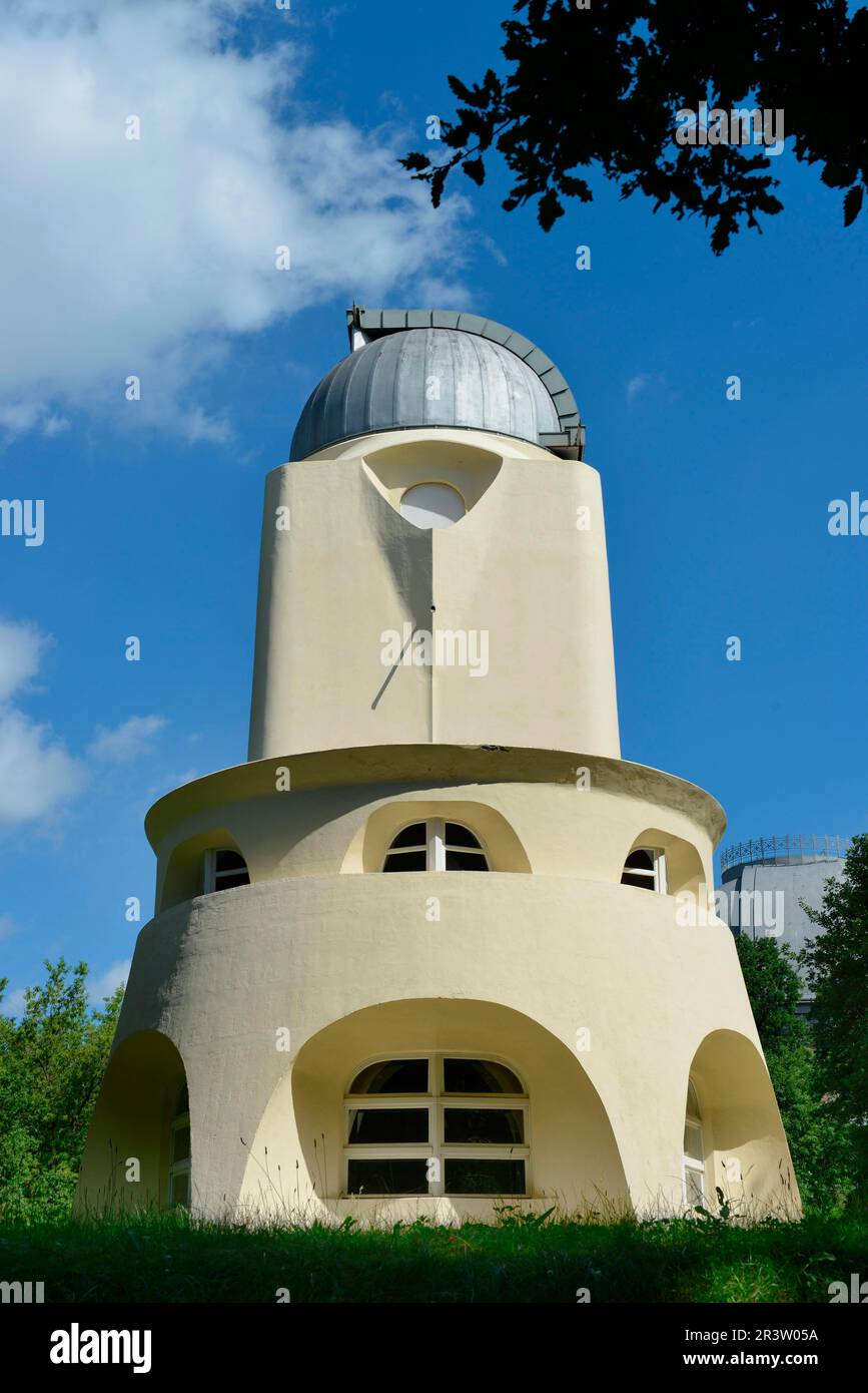 Torre di Einstein, Telegrafenberg, Potsdam, Brandeburgo, Germania Foto Stock