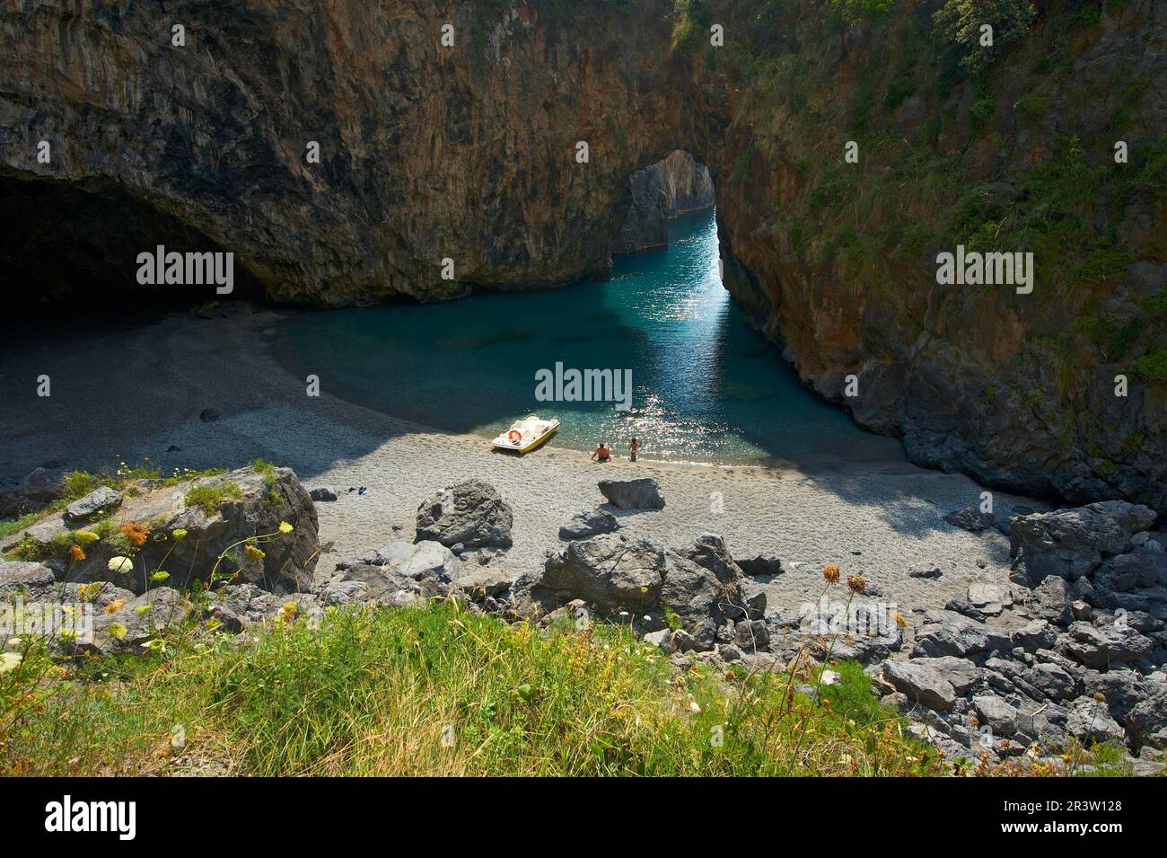 Arco Magno, San Nicola Arcella, Capo Scalea, Calabria, Italia Foto Stock