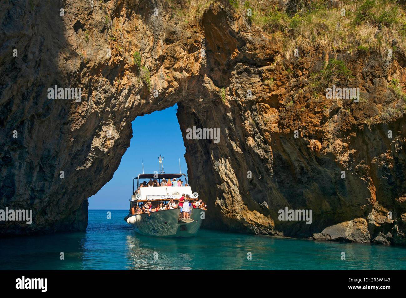 Arco Magno, San Nicola Arcella, Capo Scalea, Calabria, Italia Foto Stock