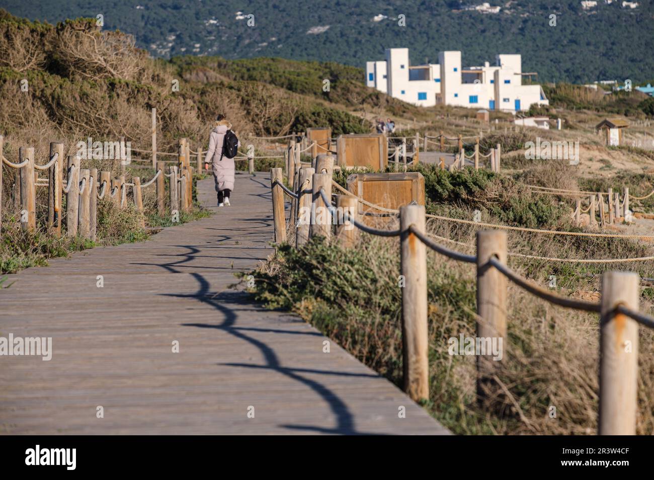 Spiaggia di Migjorn Foto Stock
