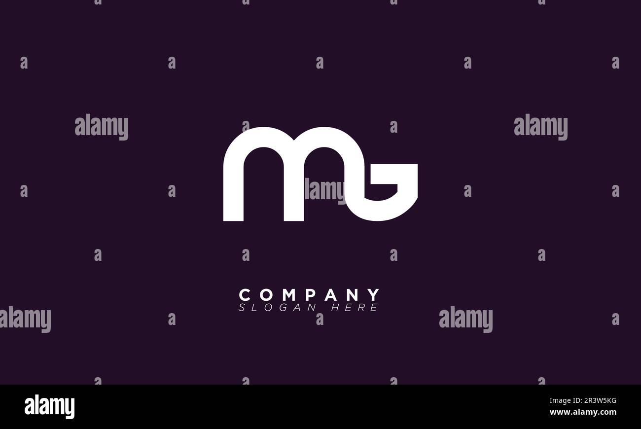 Lettere alfabetiche MB iniziali logo monogramma Illustrazione Vettoriale