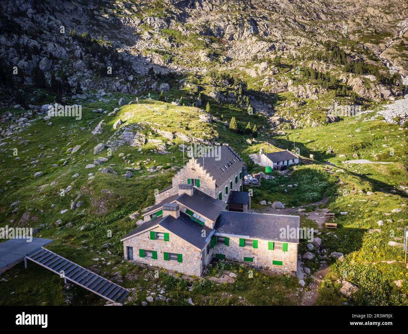 Valle di Benasque Foto Stock