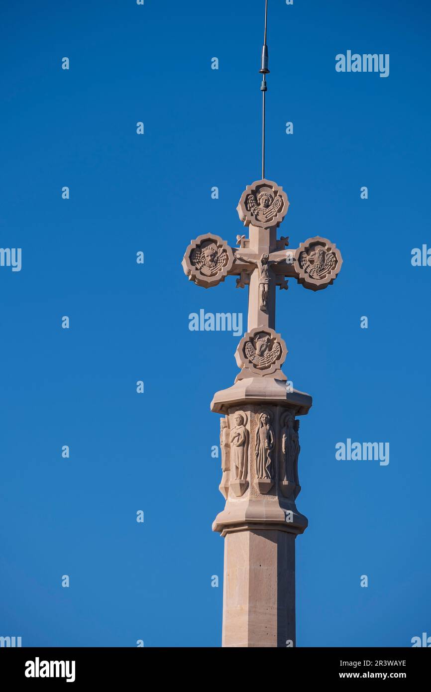 Jaime i Landing Cross -Creu del Desembarcament- Foto Stock