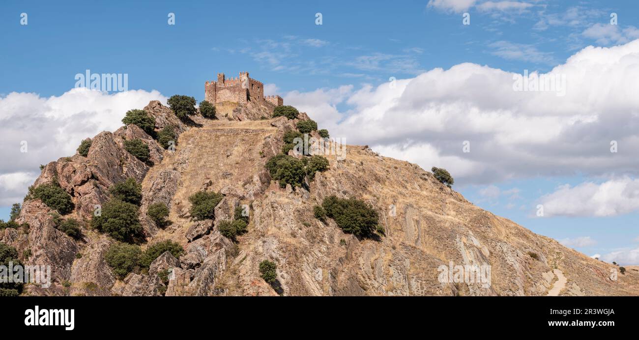 Riba de Santiuste Castello Foto Stock