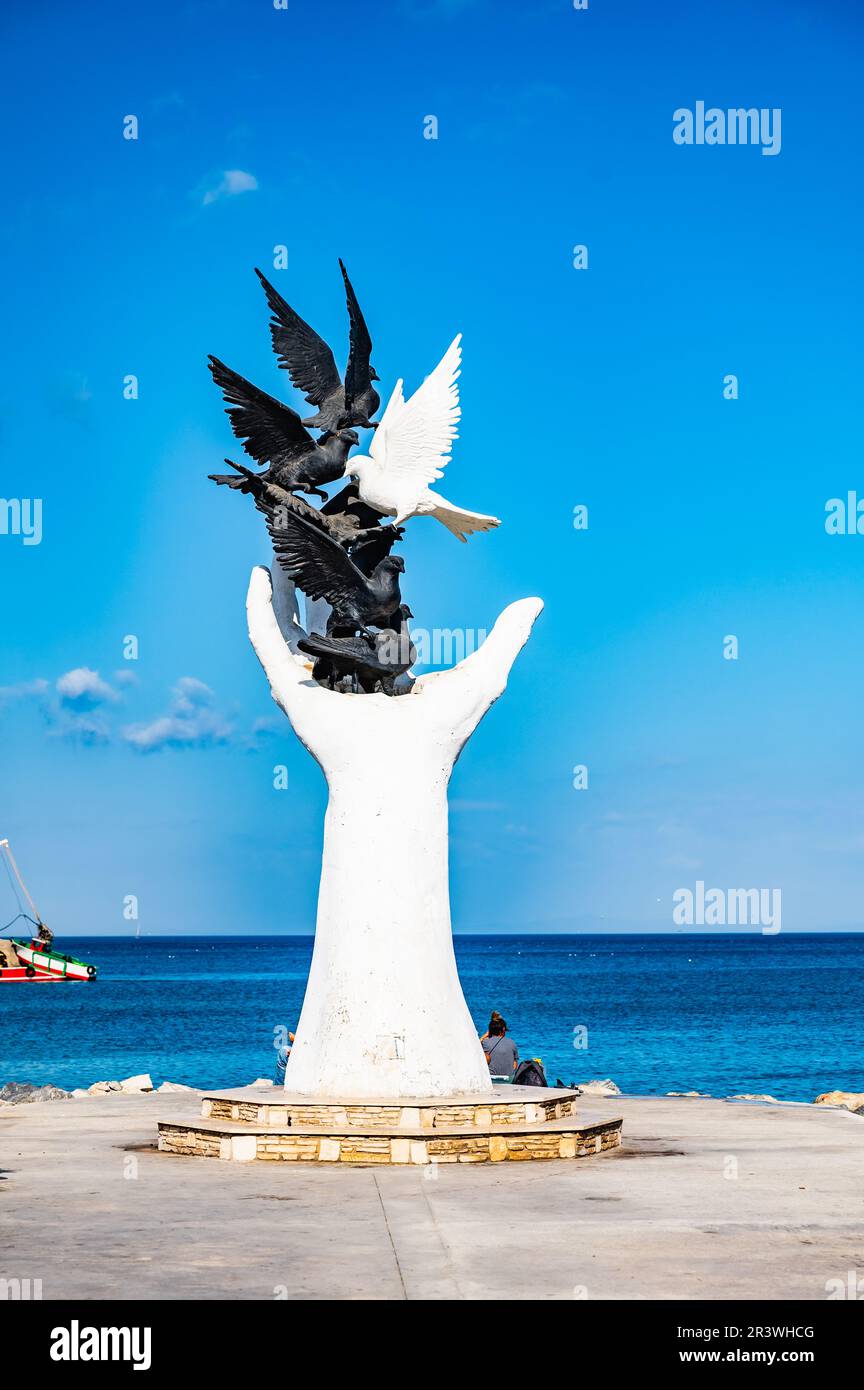 Kusadasi porto città Foto Stock