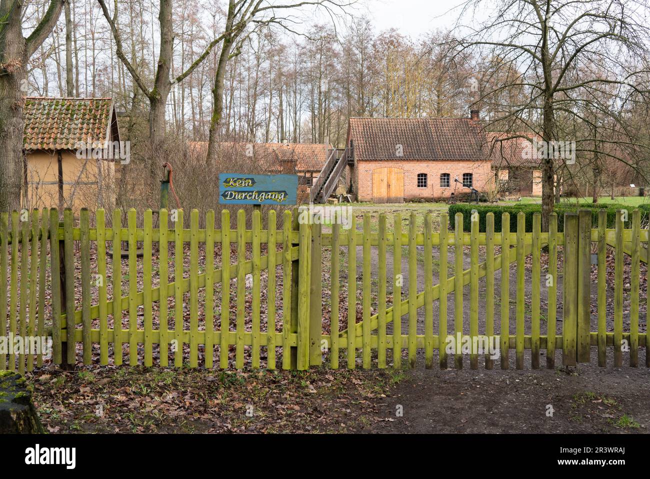 Rundlings villaggi nel distretto di Wendland LÃ¼chow-Dannenberg Foto Stock