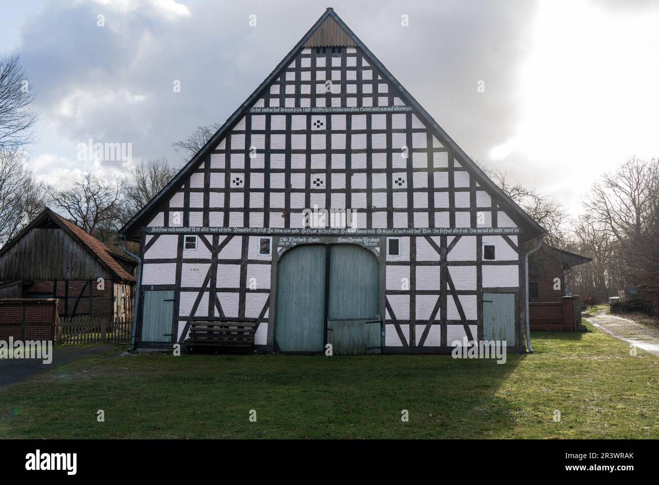 Rundlings villaggi nel distretto di Wendland LÃ¼chow-Dannenberg Foto Stock