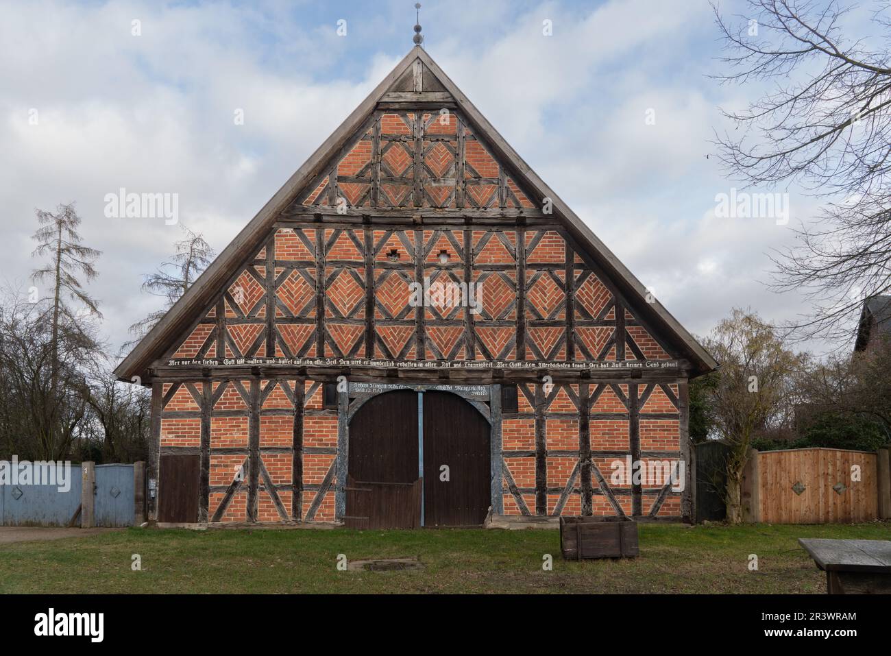 Rundlings villaggi nel distretto di Wendland LÃ¼chow-Dannenberg Foto Stock