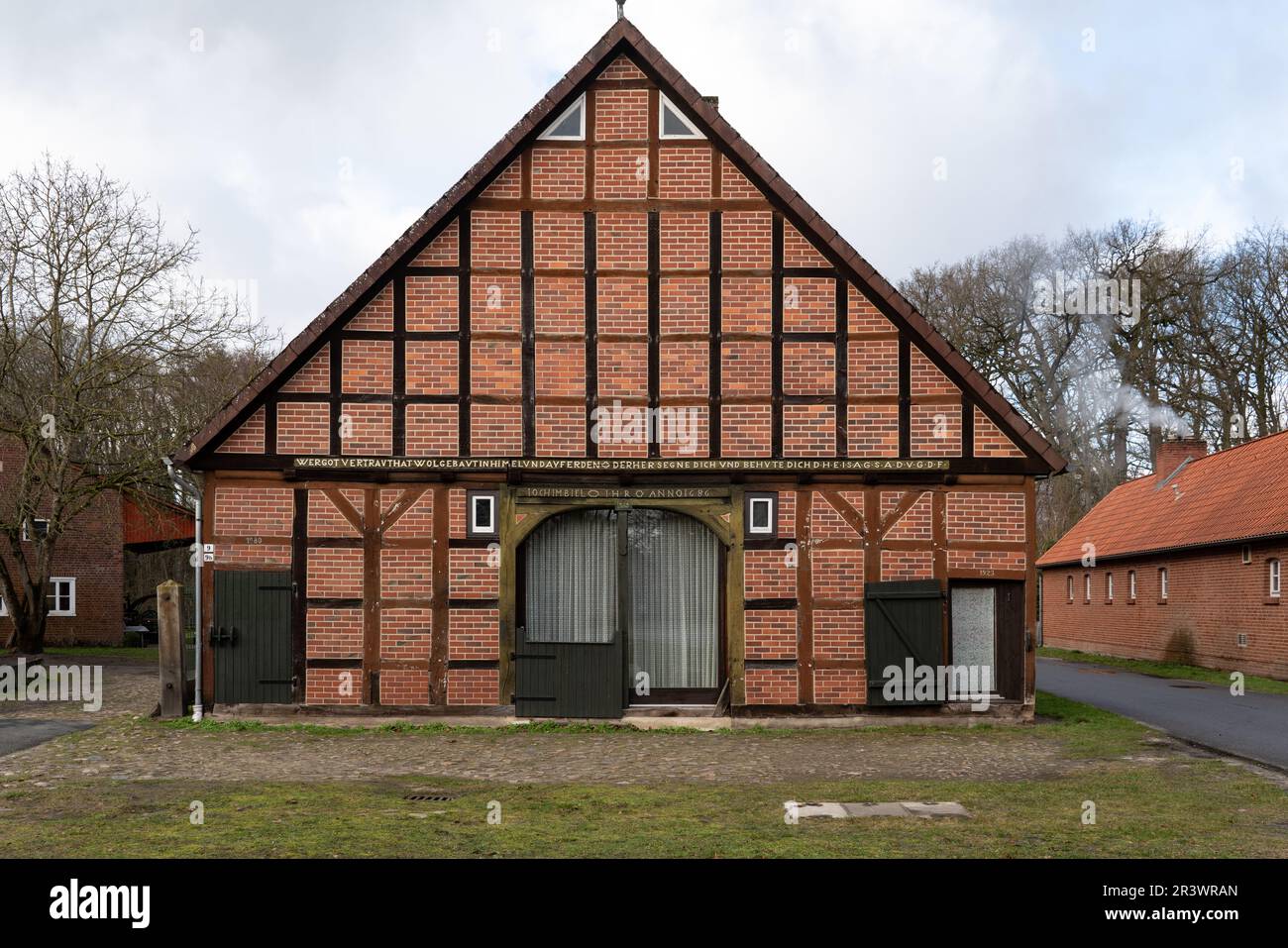 Rundlings villaggi nel distretto di Wendland LÃ¼chow-Dannenberg Foto Stock