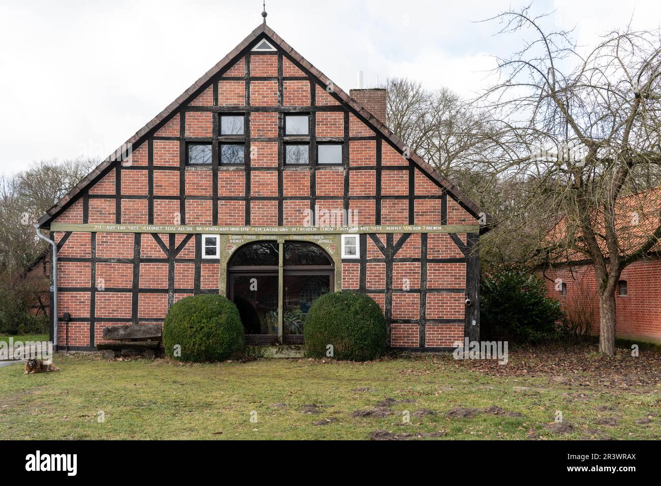 Rundlings villaggi nel distretto di Wendland LÃ¼chow-Dannenberg Foto Stock