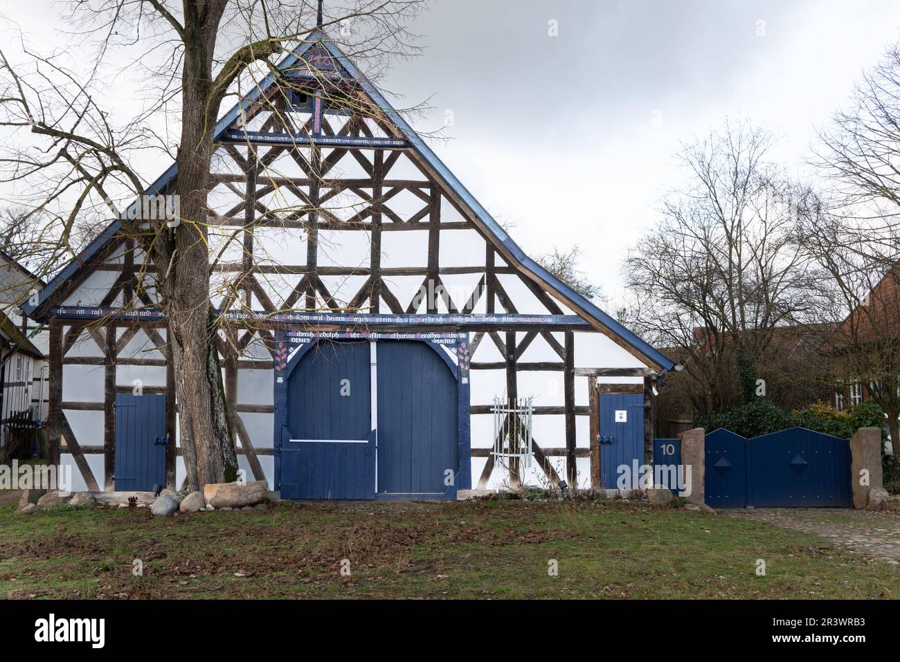 Rundlings villaggi nel distretto di Wendland LÃ¼chow-Dannenberg Foto Stock
