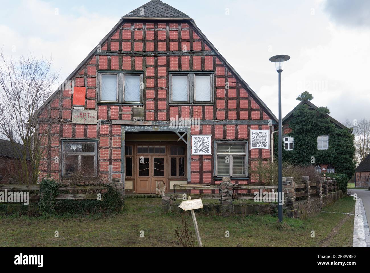 Rundlings villaggi nel distretto di Wendland LÃ¼chow-Dannenberg Foto Stock