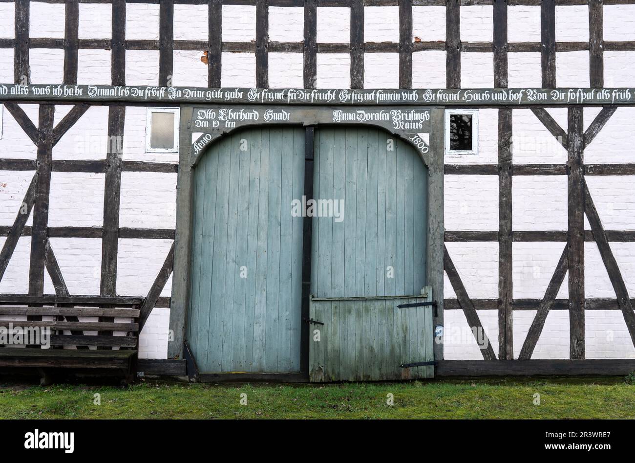 Rundlings villaggi nel distretto di Wendland LÃ¼chow-Dannenberg Foto Stock