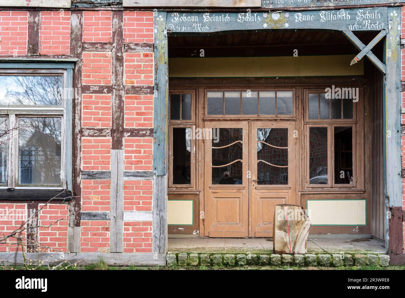 Rundlings villaggi nel distretto di Wendland LÃ¼chow-Dannenberg Foto Stock