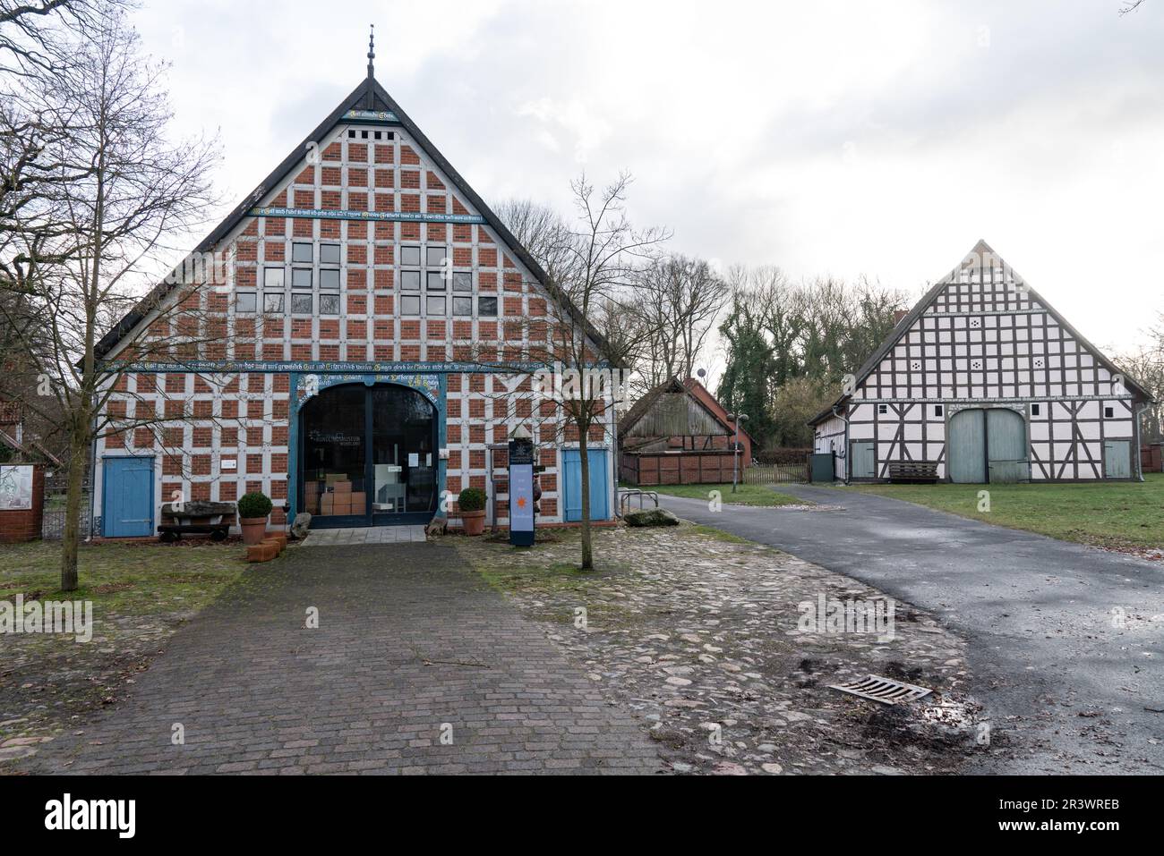Rundlings villaggi nel distretto di Wendland LÃ¼chow-Dannenberg Foto Stock