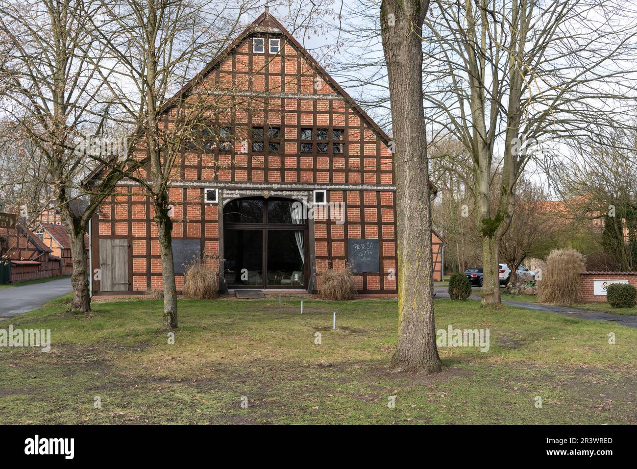 Rundlings villaggi nel distretto di Wendland LÃ¼chow-Dannenberg Foto Stock