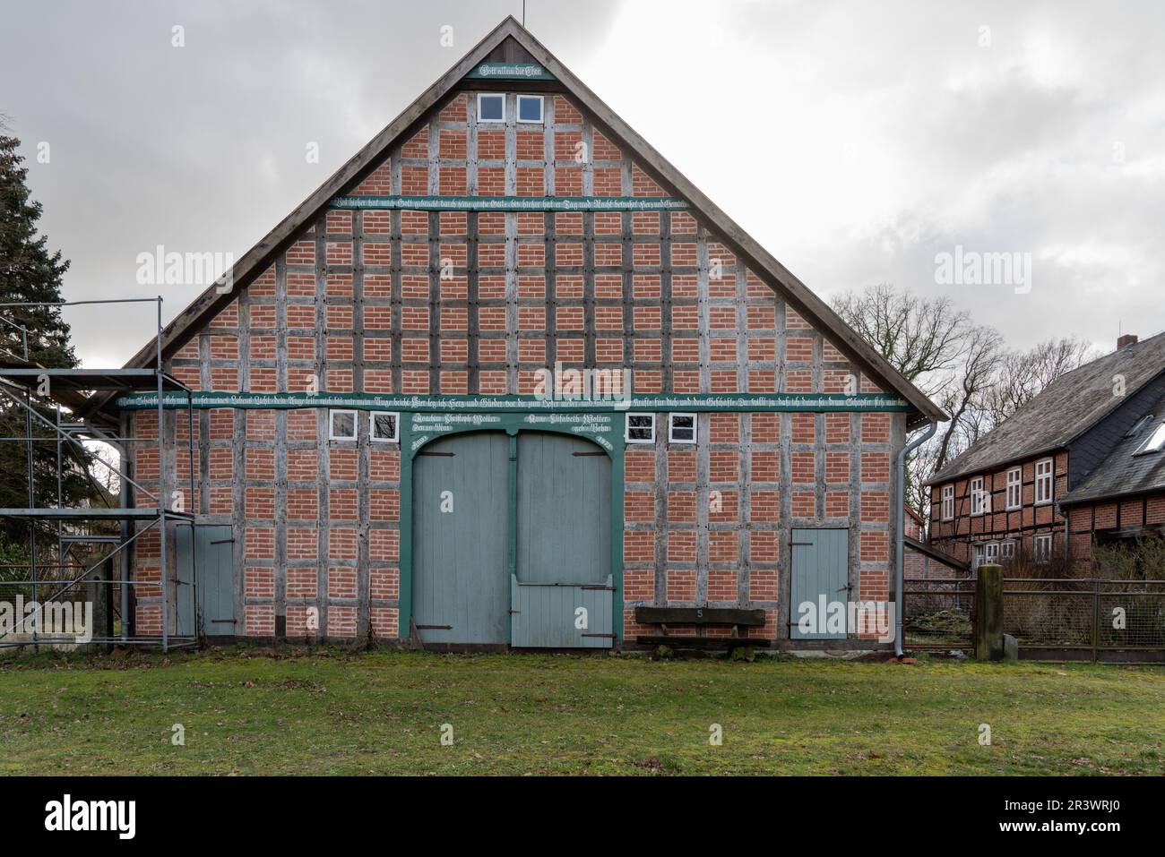Rundlings villaggi nel distretto di Wendland LÃ¼chow-Dannenberg Foto Stock