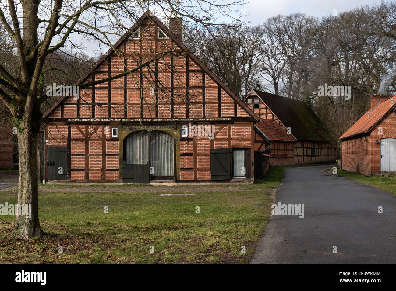 Rundlings villaggi nel distretto di Wendland LÃ¼chow-Dannenberg Foto Stock