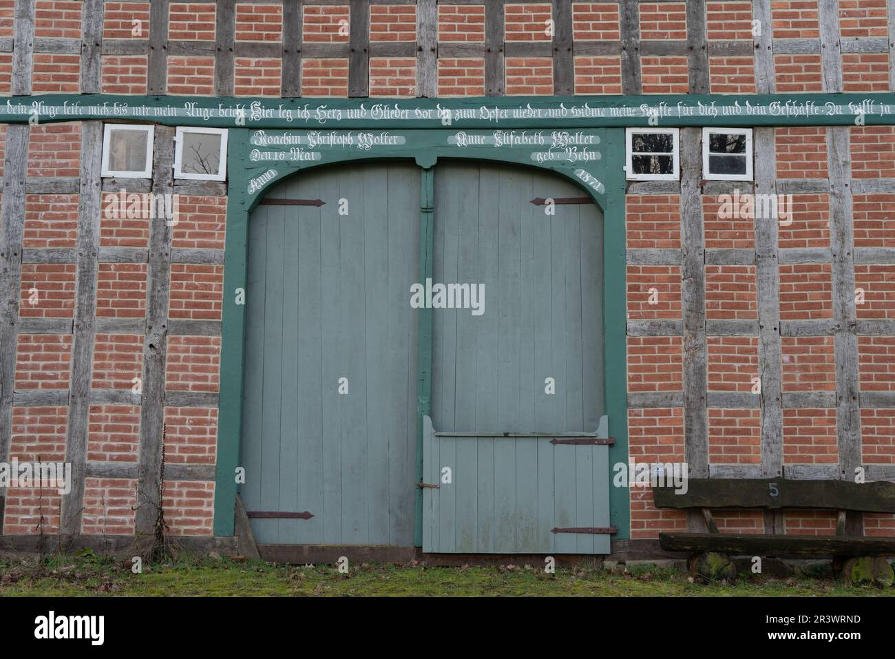 Rundlings villaggi nel distretto di Wendland LÃ¼chow-Dannenberg Foto Stock