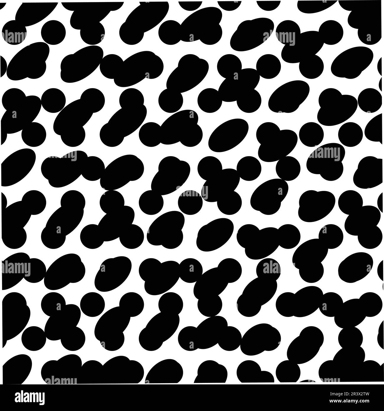 layout vettoriale con forma circolare. design decorativo a pois polka in stile astratto Illustrazione Vettoriale
