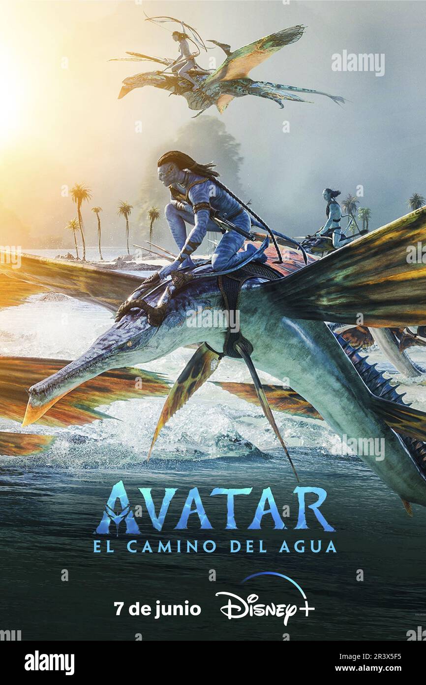 AVATAR: THE WAY OF WATER (2022), DIRETTO DA JAMES CAMERON. Credit: 20th CENTURY STUDIOS / Album Foto Stock