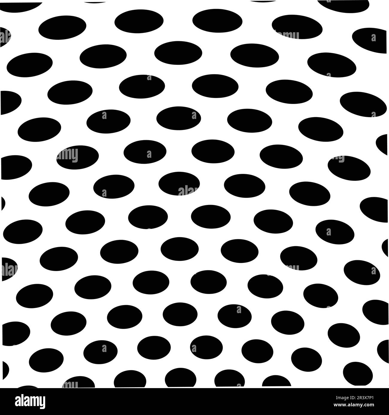 layout vettoriale con forma circolare. design decorativo a pois polka in stile astratto Illustrazione Vettoriale