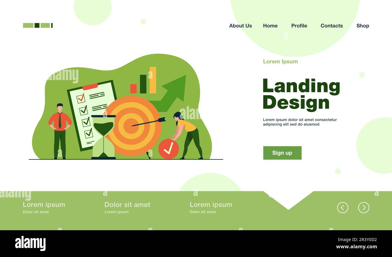 Gente piccola che sviluppa il sistema di controllo di auto Illustrazione Vettoriale