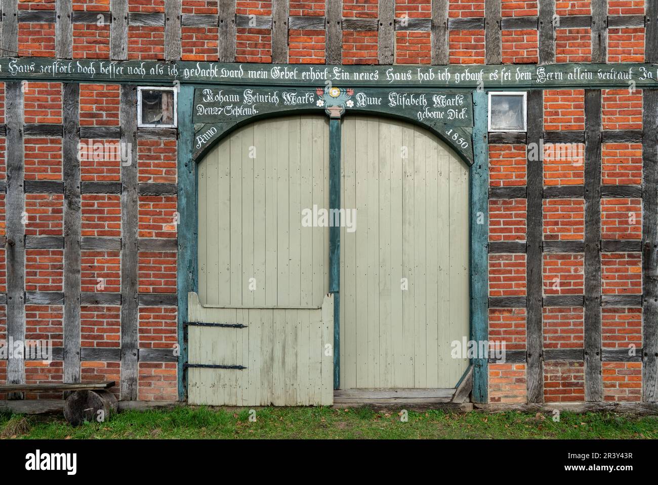 Rundlings villaggi nel distretto di Wendland LÃ¼chow-Dannenberg Foto Stock