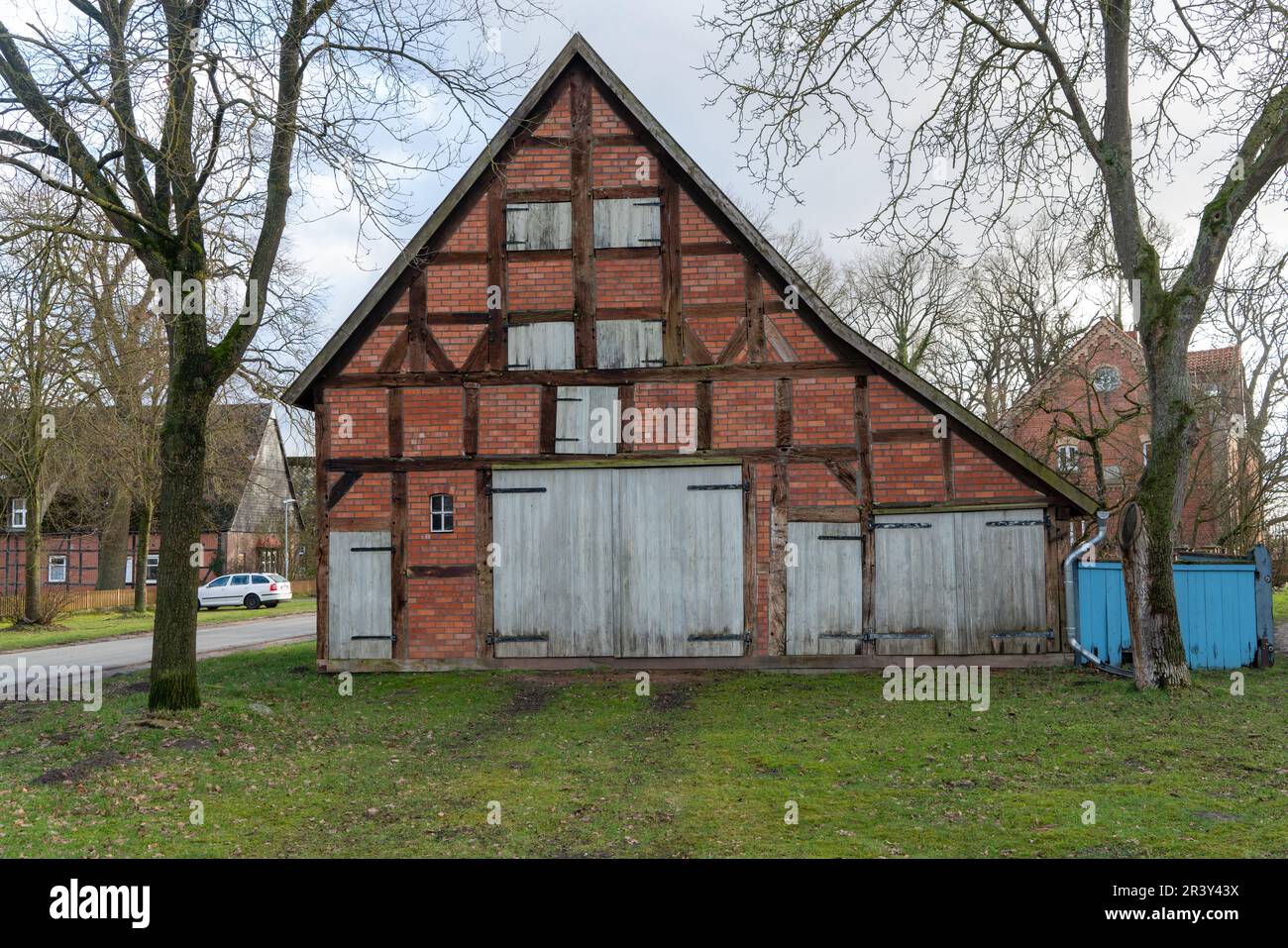 Rundlings villaggi nel distretto di Wendland LÃ¼chow-Dannenberg Foto Stock