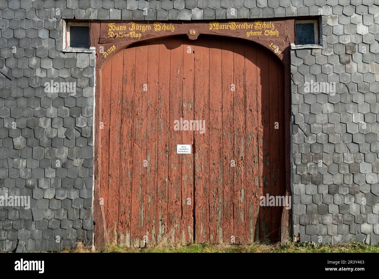 Rundlings villaggi nel distretto di Wendland LÃ¼chow-Dannenberg Foto Stock