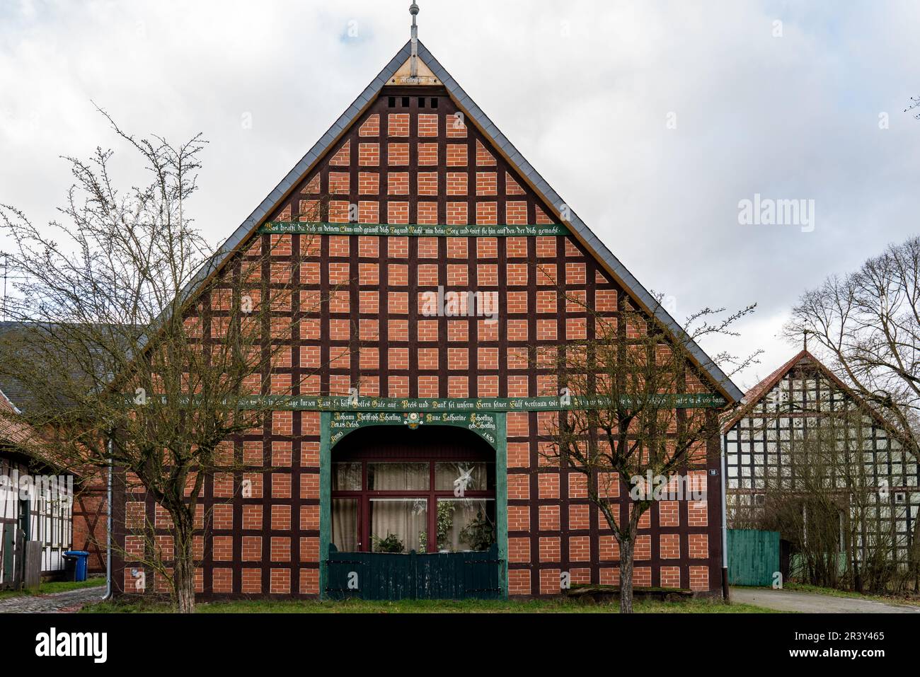 Rundlings villaggi nel distretto di Wendland LÃ¼chow-Dannenberg Foto Stock