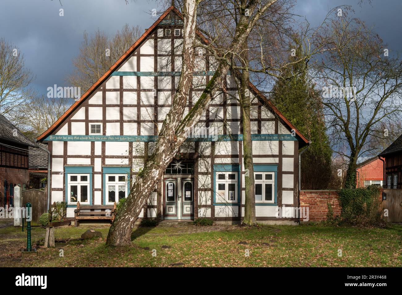 Rundlings villaggi nel distretto di Wendland LÃ¼chow-Dannenberg Foto Stock