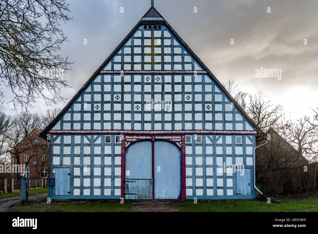 Rundlings villaggi nel distretto di Wendland LÃ¼chow-Dannenberg Foto Stock