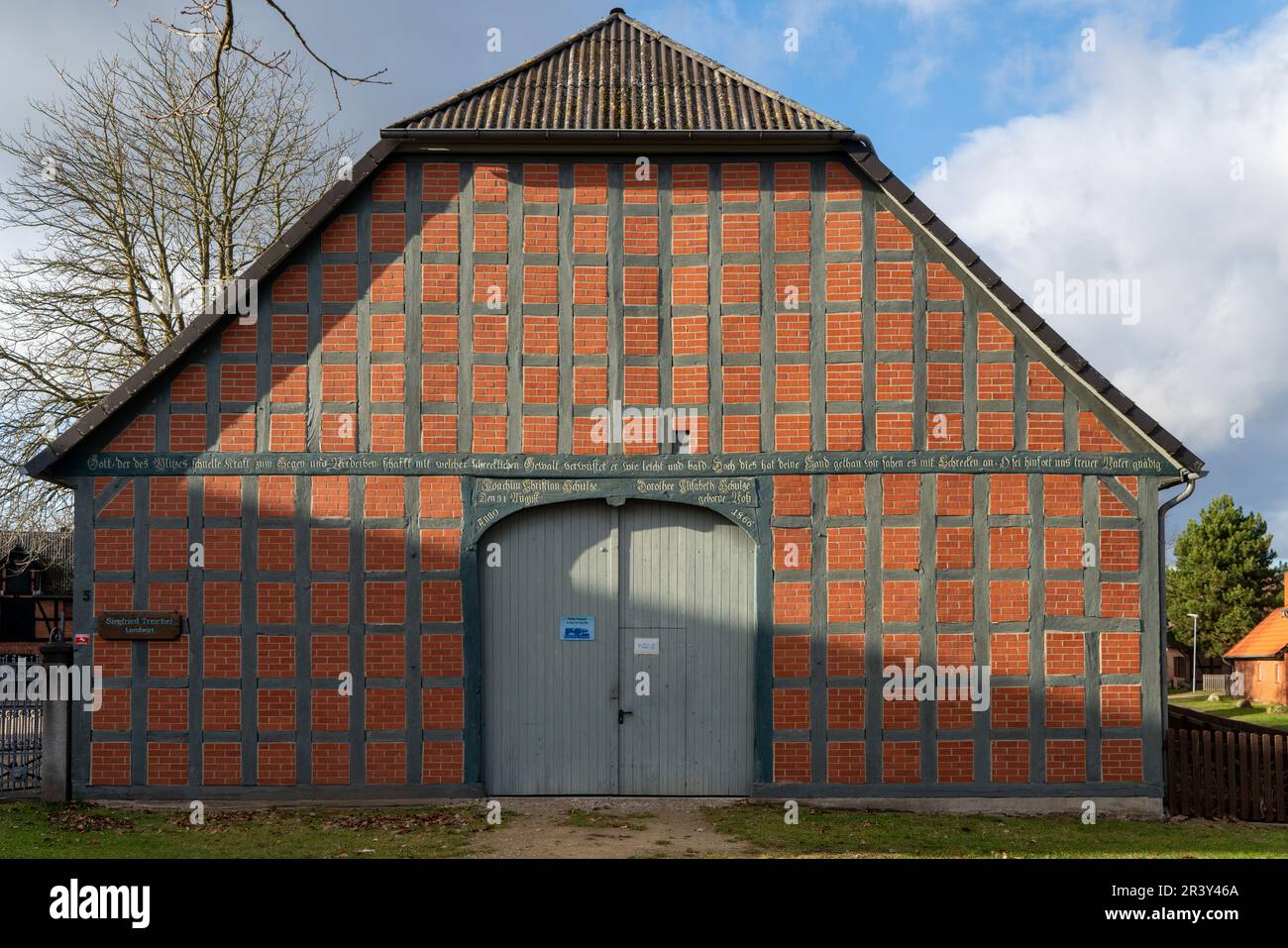 Rundlings villaggi nel distretto di Wendland LÃ¼chow-Dannenberg Foto Stock
