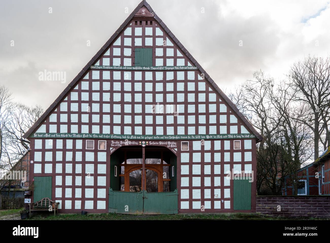 Rundlings villaggi nel distretto di Wendland LÃ¼chow-Dannenberg Foto Stock