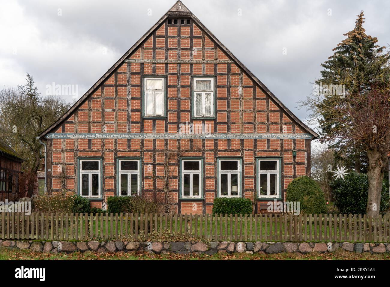 Rundlings villaggi nel distretto di Wendland LÃ¼chow-Dannenberg Foto Stock