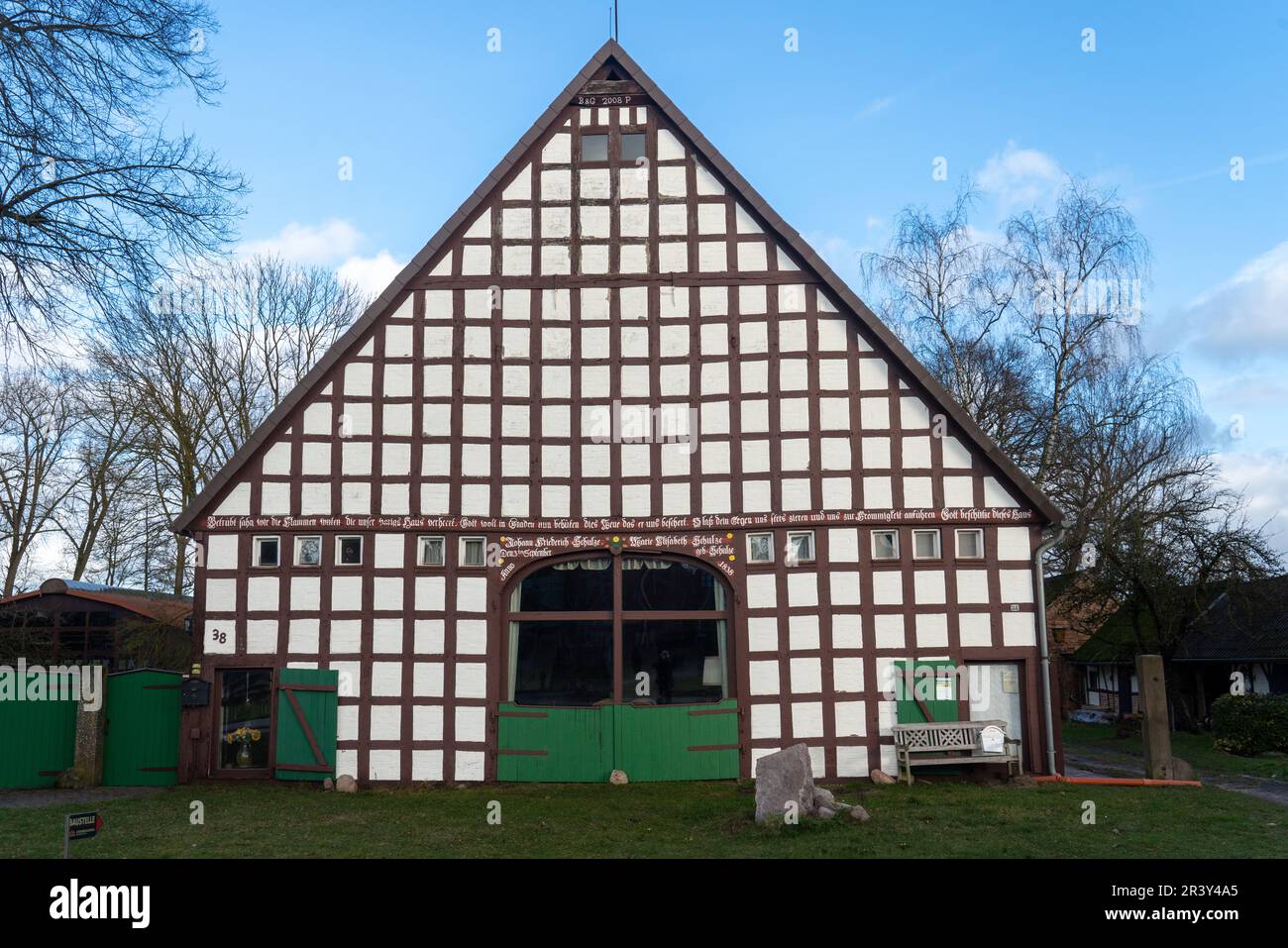 Rundlings villaggi nel distretto di Wendland LÃ¼chow-Dannenberg Foto Stock