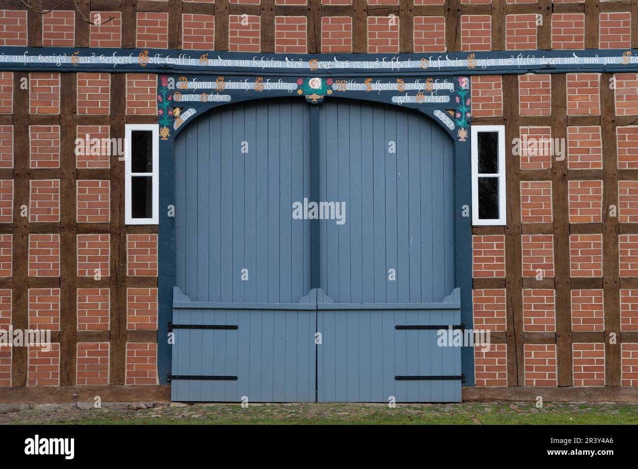 Rundlings villaggi nel distretto di Wendland LÃ¼chow-Dannenberg Foto Stock