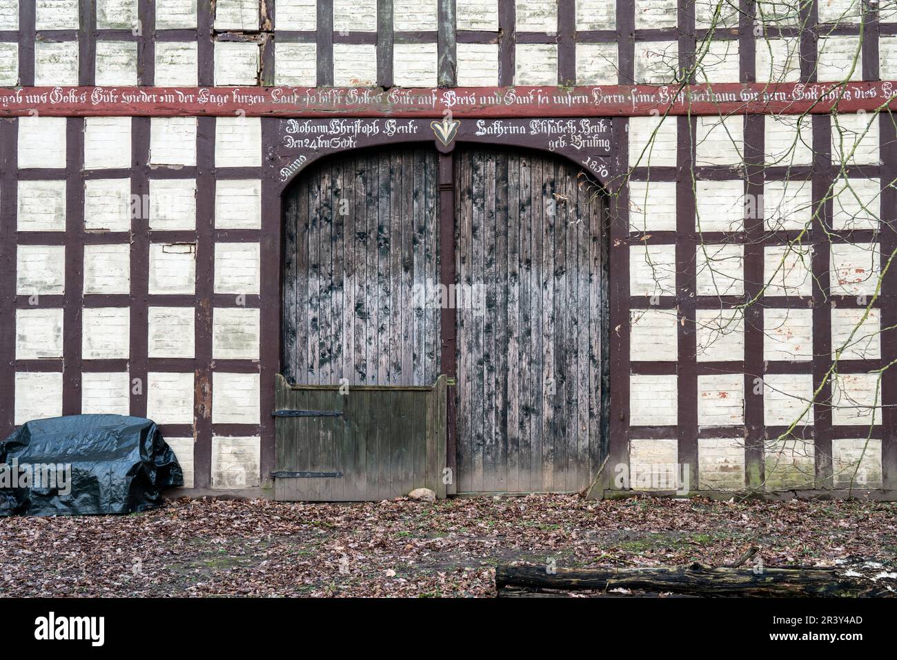 Rundlings villaggi nel distretto di Wendland LÃ¼chow-Dannenberg Foto Stock