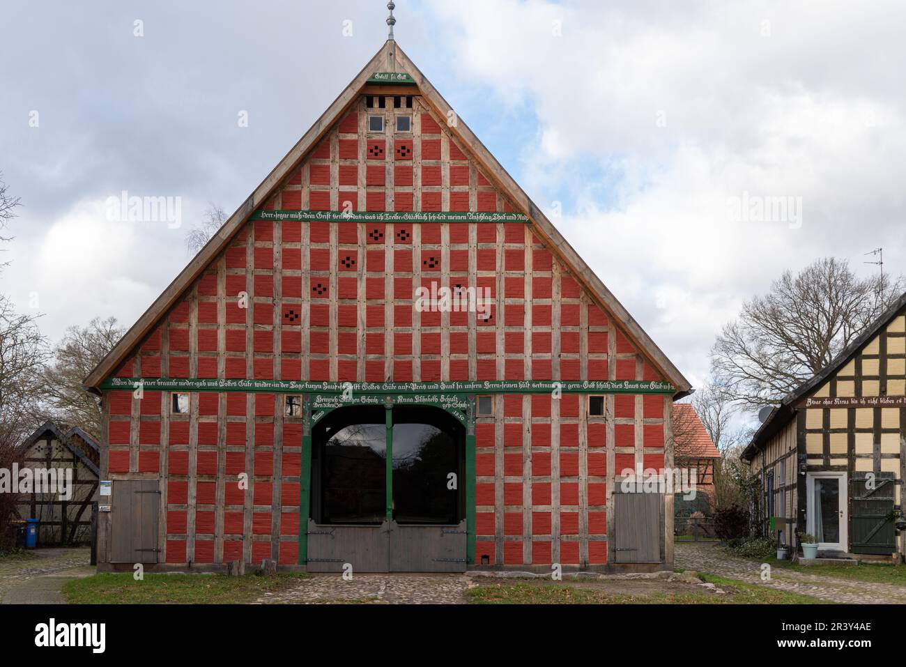 Rundlings villaggi nel distretto di Wendland LÃ¼chow-Dannenberg Foto Stock