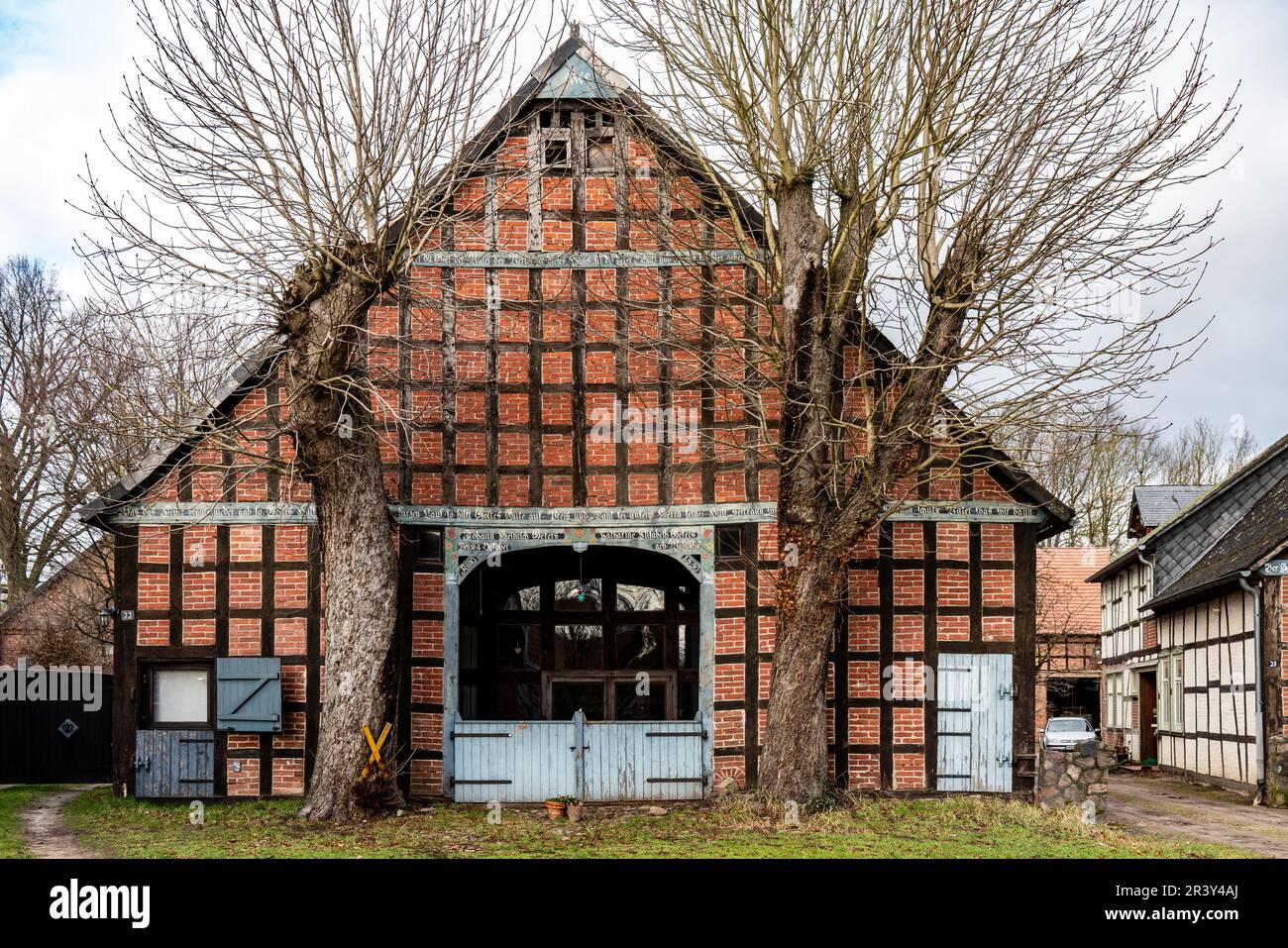 Rundlings villaggi nel distretto di Wendland LÃ¼chow-Dannenberg Foto Stock