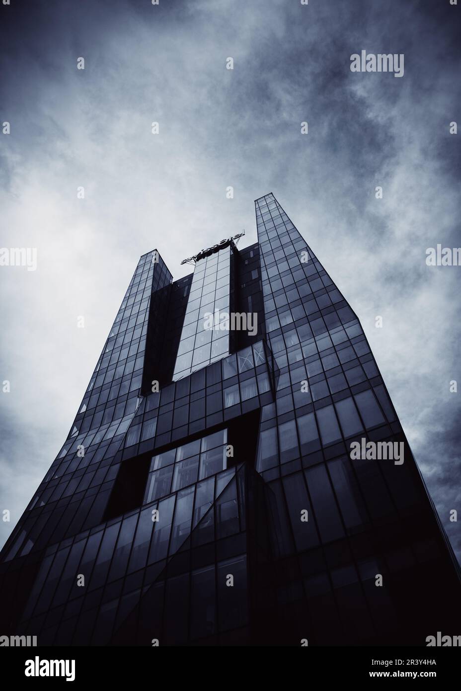 Foto dell'edificio. Foto adatta per la tappezzeria. Foto Stock