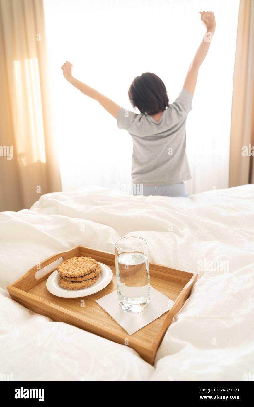 Vassoio Per Colazione A Letto In Bamb&ugrave; - Set Da 2 Con Gambe Richiudibili, Grigio, 24x60x30 Cm