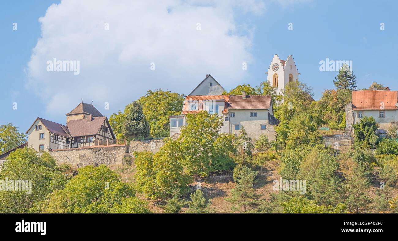 Città alta, Aach im Hegau Foto Stock