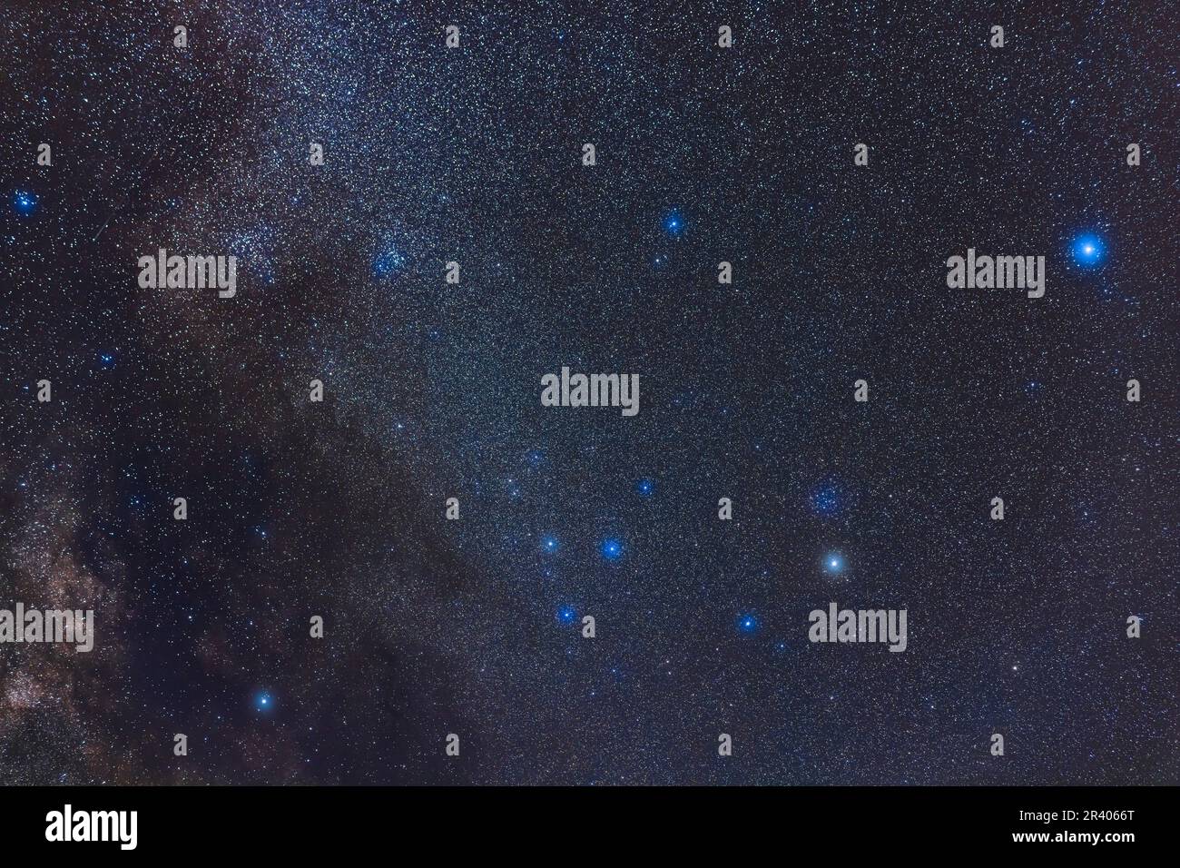 Cluster di stelle a Serpens e Ophiuchus. Foto Stock