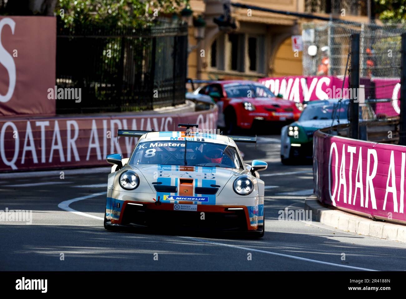 Monte-Carlo, Monaco. 25th maggio, 2023. #18 Keagan Masters (ZA, ombra), Porsche Mobil 1 Supercup al circuito di Monaco il 25 maggio 2023 a Monte-Carlo, Monaco. (Foto da ALTO DUE) Credit: dpa/Alamy Live News Foto Stock