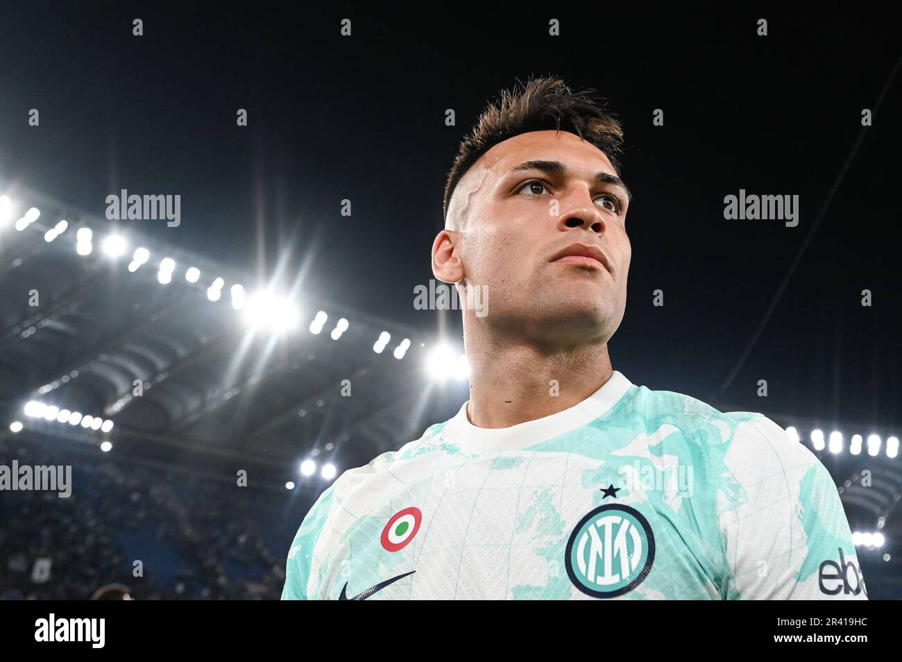 Lautaro Martinez dell'Inter FC durante la Coppa Italia finale di calcio tra l'Inter FC Internazionale ACF Fiorentina il 24 maggio 2023 allo stadio Olimpico di Roma. Foto Tiziano Ballabio Foto Stock